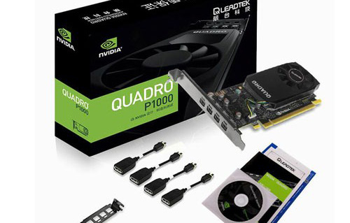 丽台Quadro p1000专业显卡